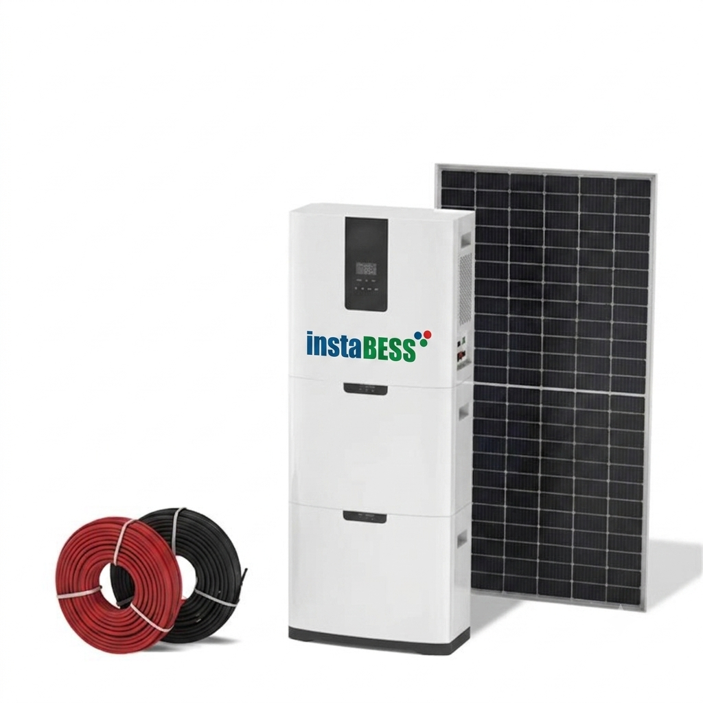 INSTABESS All-in-One Solar Energy Storage System 6KW, 51.2V, 100Ah
